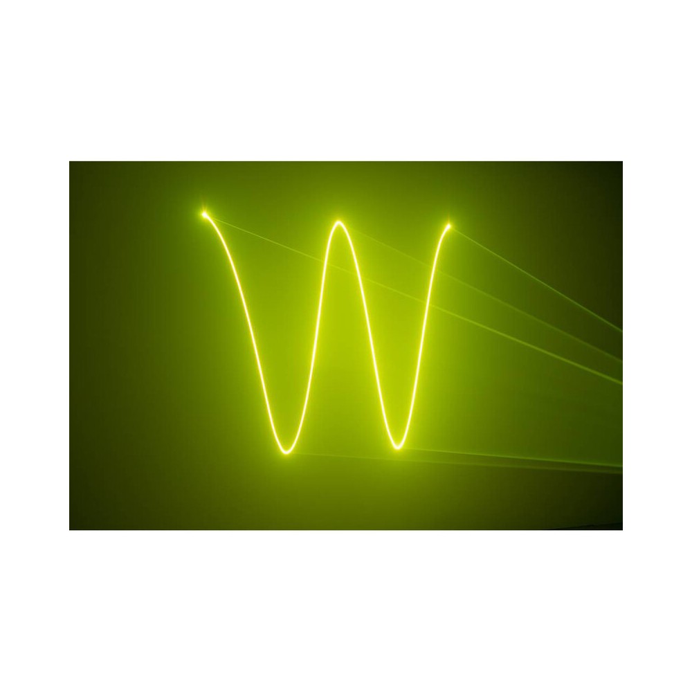 Láser Laserworld de 10.000 mW de alta potencia, a todo color, con tarjeta de salida FB4 que permite el control DMX, ArtNet y autónomo, así como