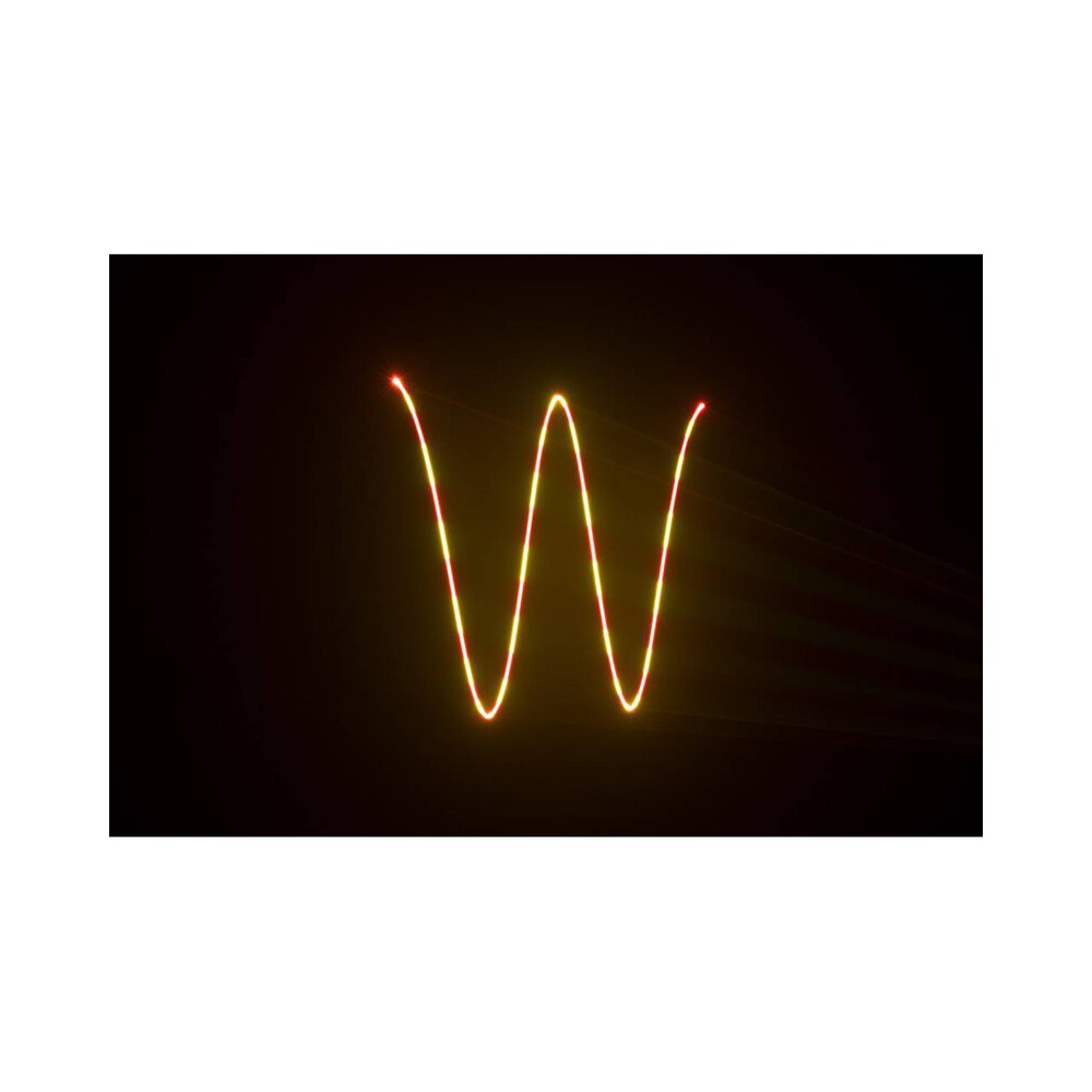 Láser de alta potencia de 30 000 mW a todo color de Laserworld, tarjeta de salida FB4 que permite control DMX, ArtNet y autónomo, así como