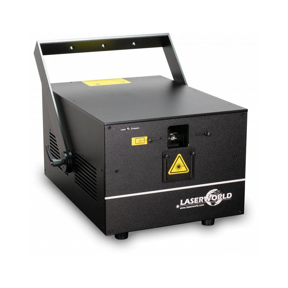Láser de alta potencia a todo color de 20 000 mW de Laserworld, con tarjeta de salida FB4 que permite control DMX, ArtNet y autónomo, además de