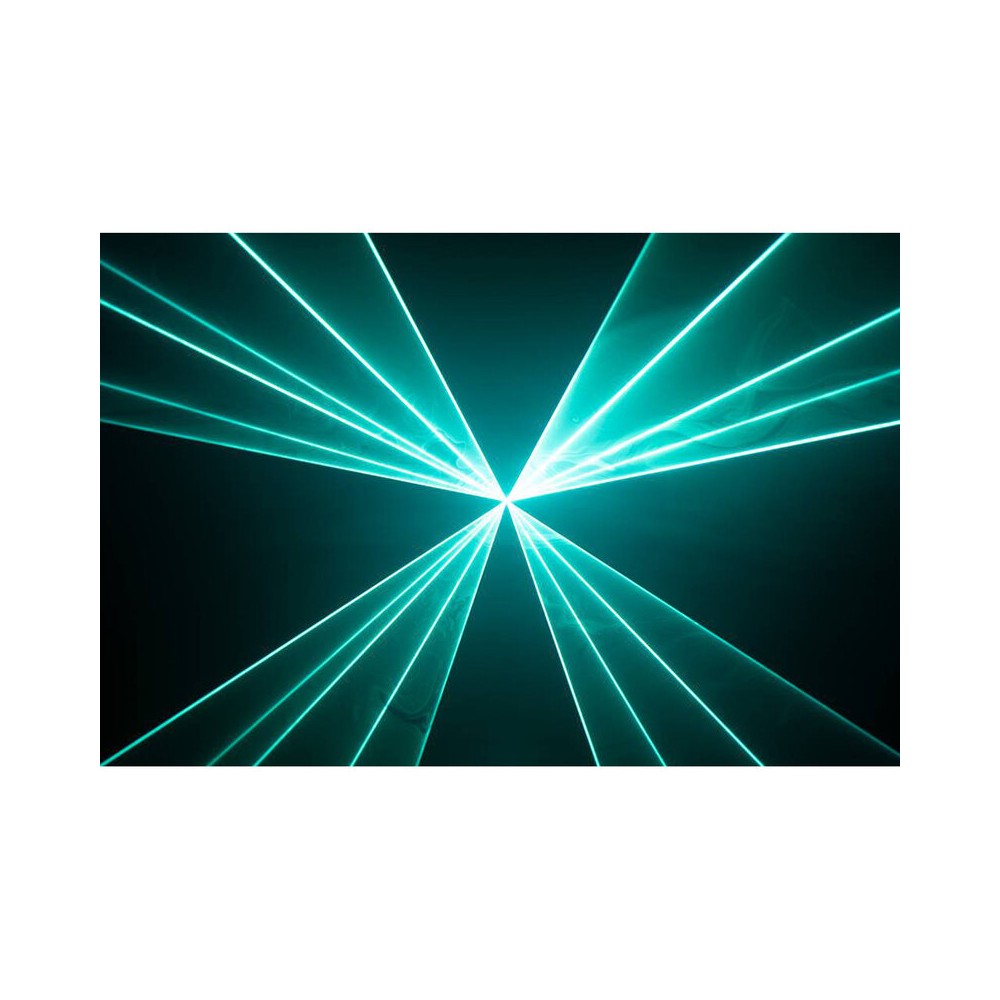 Láser de alta potencia a todo color de 20 000 mW de Laserworld, con tarjeta de salida FB4 que permite control DMX, ArtNet y autónomo, además de