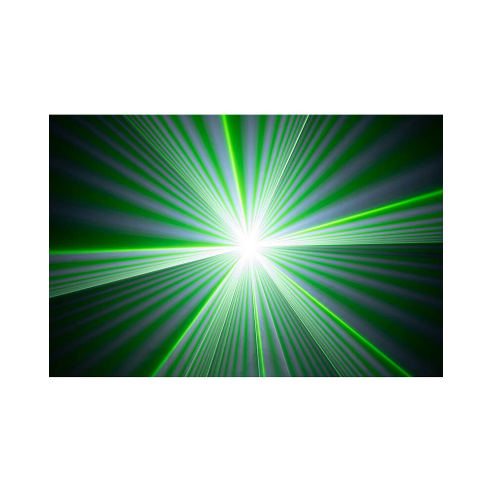 Láser de alta potencia a todo color de 20 000 mW de Laserworld, con tarjeta de salida FB4 que permite control DMX, ArtNet y autónomo, además de