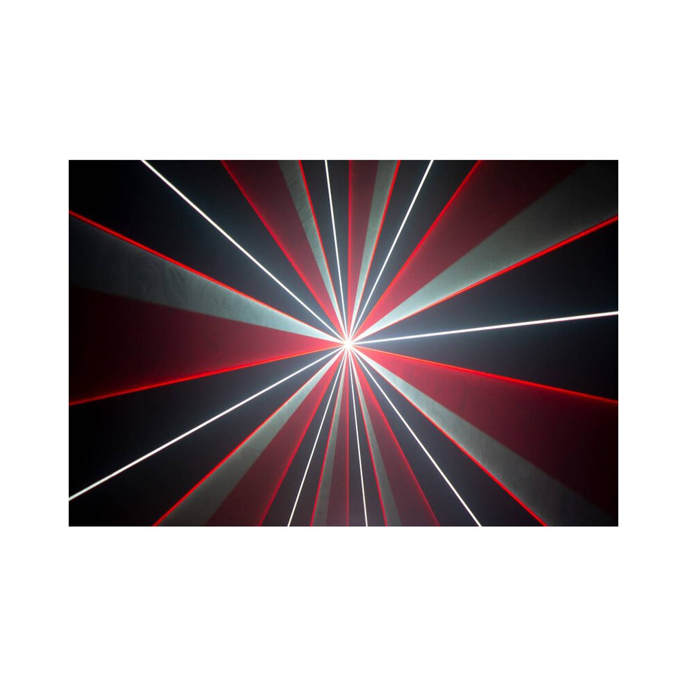 Láser de alta potencia a todo color de 20 000 mW de Laserworld, con tarjeta de salida FB4 que permite control DMX, ArtNet y autónomo, además de
