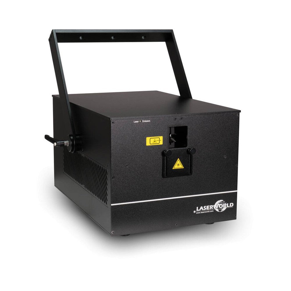 Laserworld 24,000 mW powerful semi-professional pure diode laser, FB4 interface enabling DMX, Art-Net and standalone control