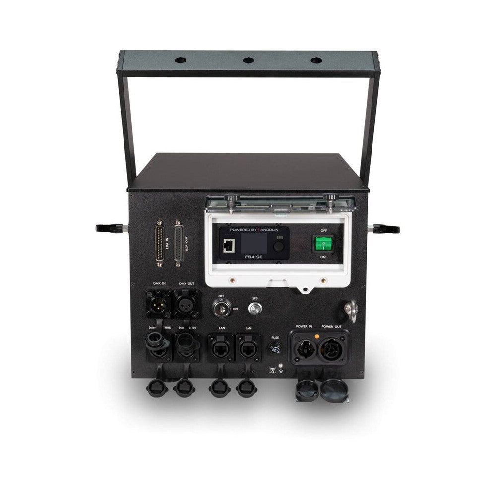 Laserworld 24,000 mW powerful semi-professional pure diode laser, FB4 interface enabling DMX, Art-Net and stand-alone control