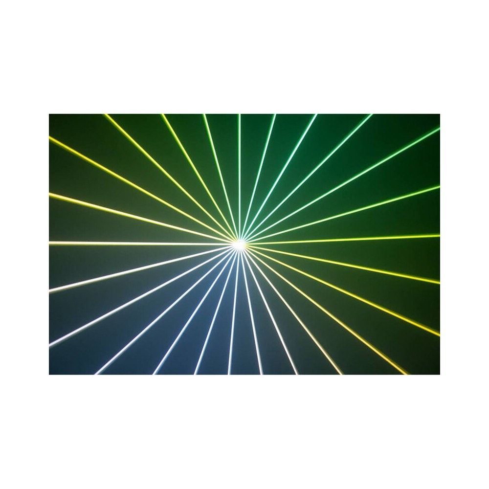Laserworld 24,000 mW powerful semi-professional pure diode laser, FB4 interface enabling DMX, Art-Net and stand-alone control