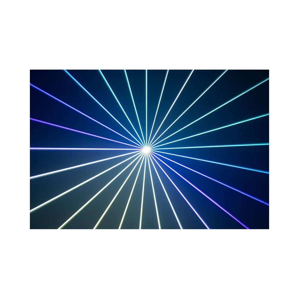 Laserworld 24,000 mW powerful semi-professional pure diode laser, FB4 interface enabling DMX, Art-Net and stand-alone control