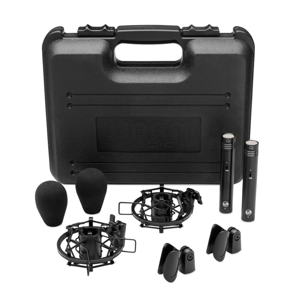 WARM AUDIO WA-84 STEREO BLACK Pair of Small Diaphragm Condenser Microphones