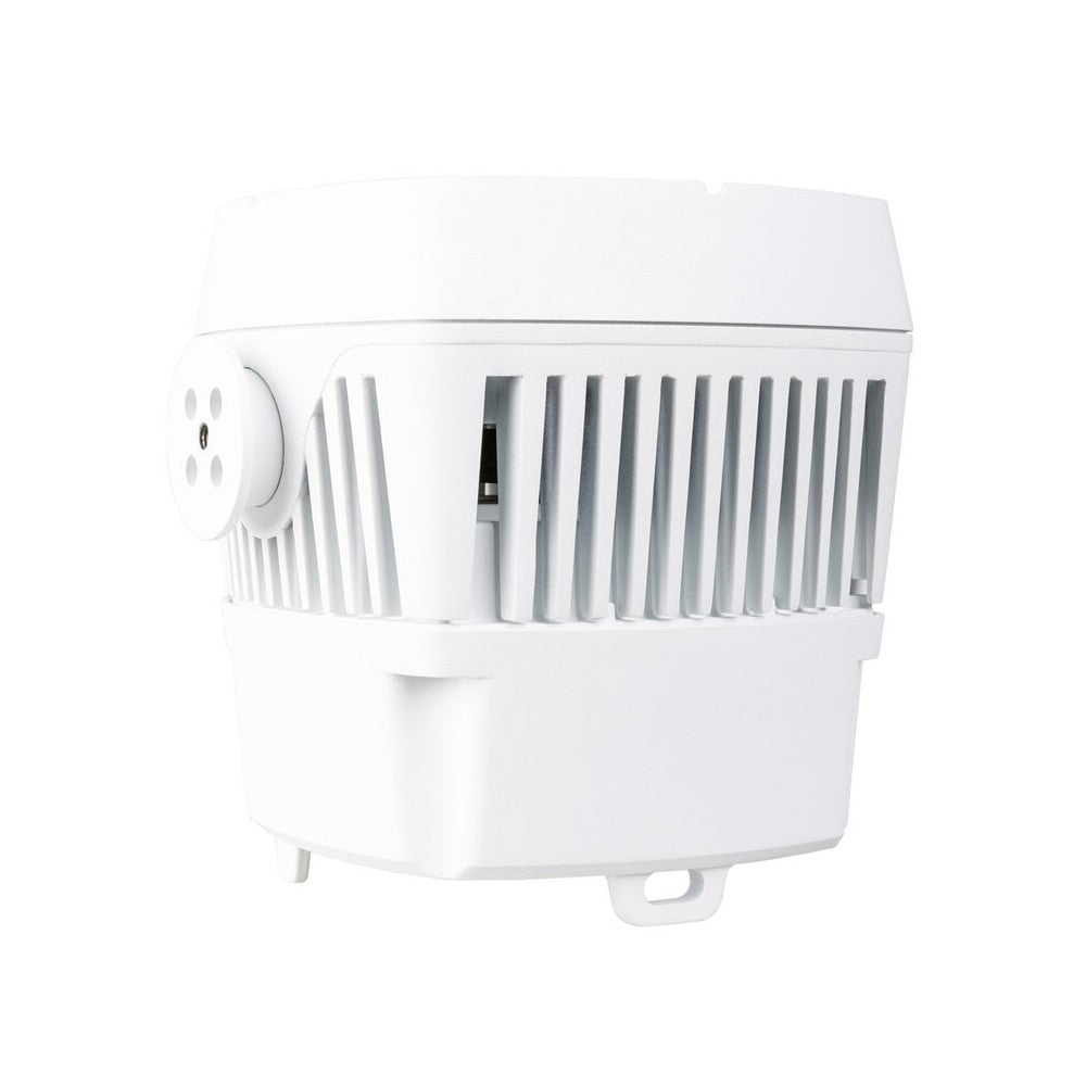 Proyector de exterior Briteq con 18 LED RGBW de 8 W, ángulo de haz de 20°, DMX, RDM, IP65, blanco