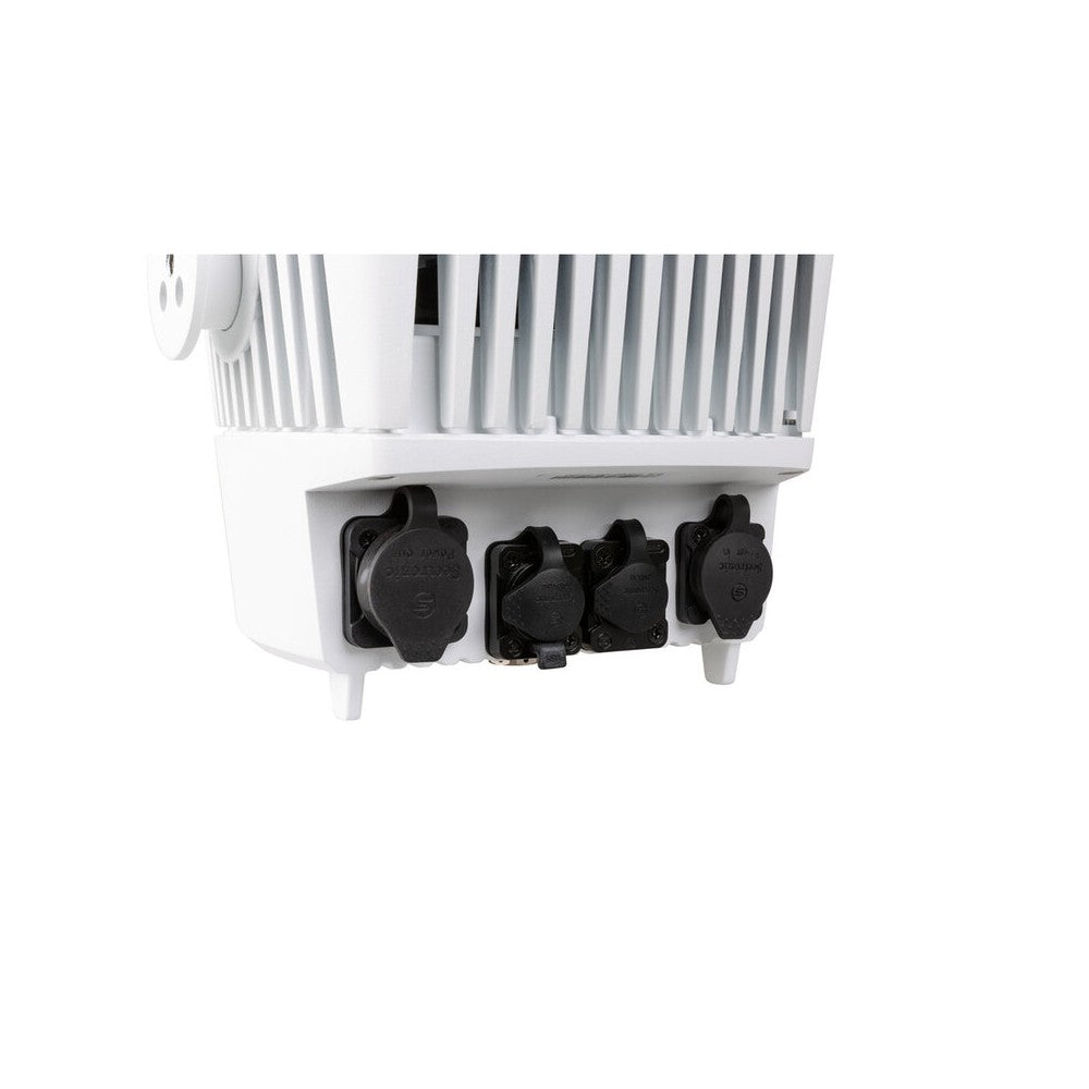 Proyector de exterior Briteq con 18 LED RGBW de 8 W, ángulo de haz de 20°, DMX, RDM, IP65, blanco