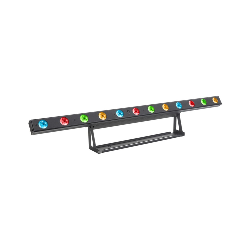 JB Systems LED bar with 12 high-power RGB LEDs (3 W each), indoor use, DMX and wireless DMX, many different integrated automatic