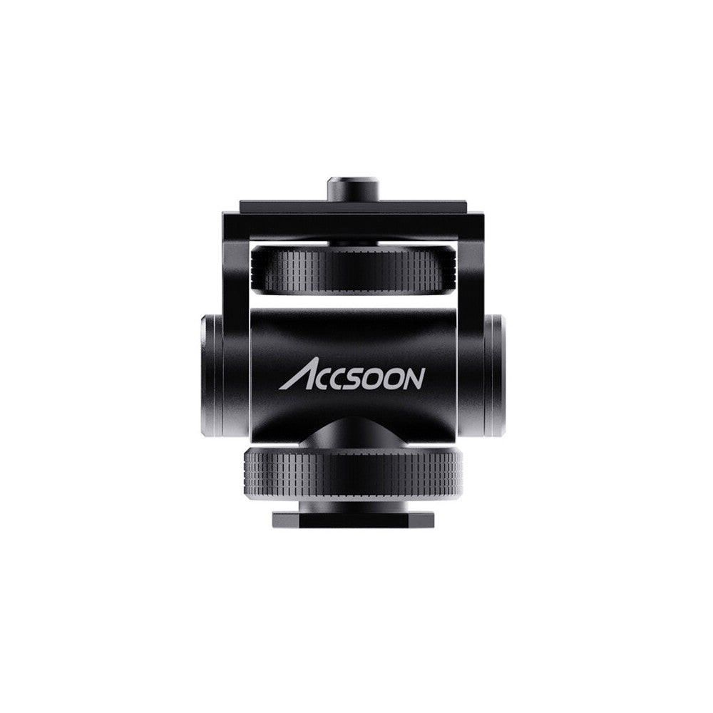 ACCSOON Multi-directional cold-shoe adapter, 180° adjustable angle