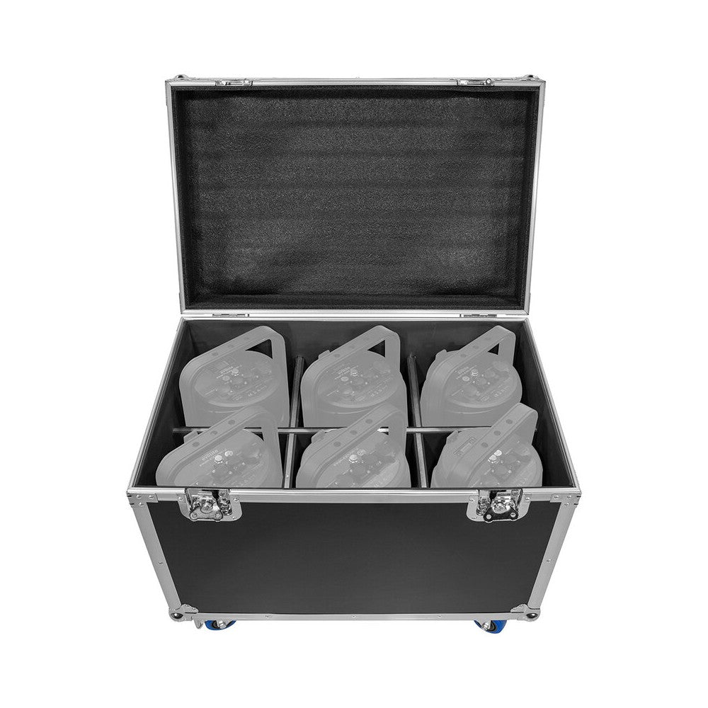 Evolite Flight case, carries up to 6 IPAR740 or IPAR400 spotlights safely