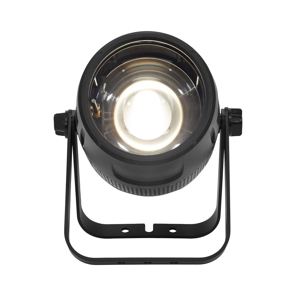 Evolite LED floodlight,  300 W total power, 2 separate LEDs, motorised zoom (10° to 50°), DMX / RDM compatible, IP65