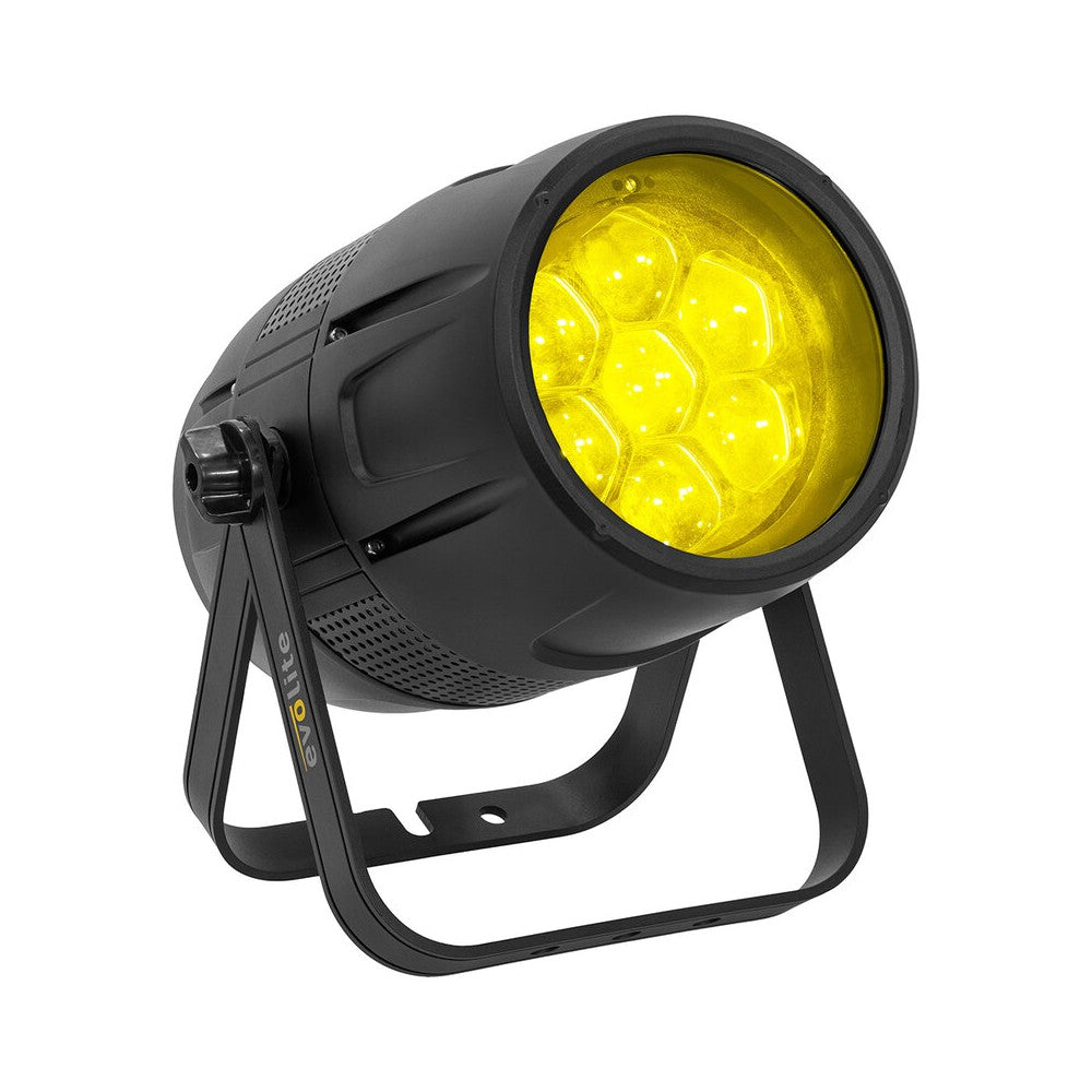 Evolite Archi LED spotlight, 7 x 40 W RGBW LEDs, 5° to 45° zoom, IP65 certified