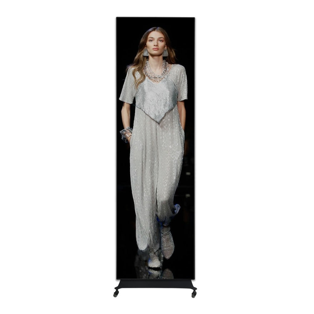 DISPLAY LED POSTER HELVIA HLV-POS2.5-v2Hip65 Outdoor 1627mm*612mm con supporto e ruote