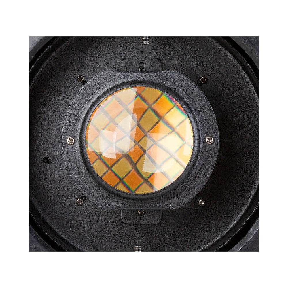 Briteq LED profile spot fixture based on a special 500 W (2800 K + 6000 K) COB LED module and multiple options sold separately: