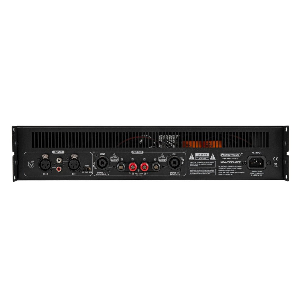 OMNITRONIC XPA-1000 MK2 Amplifier