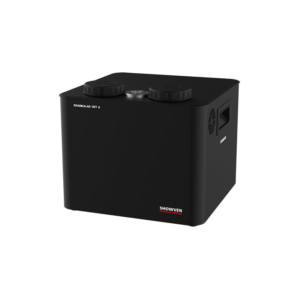 Sparkular 800 W cold spark effects machine up to 10 m high, built-in air compressor, DMX control, 220 V AC
