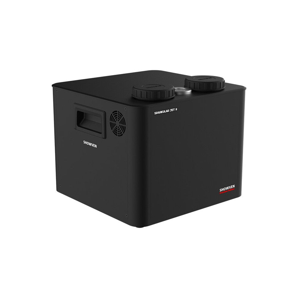 Sparkular 800 W cold spark effects machine up to 10 m high, built-in air compressor, DMX control, 220 V AC