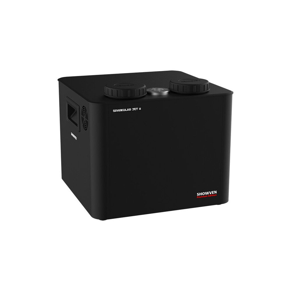 Sparkular 800 W cold spark effects machine up to 10 m high, built-in air compressor, DMX control, 220 V AC