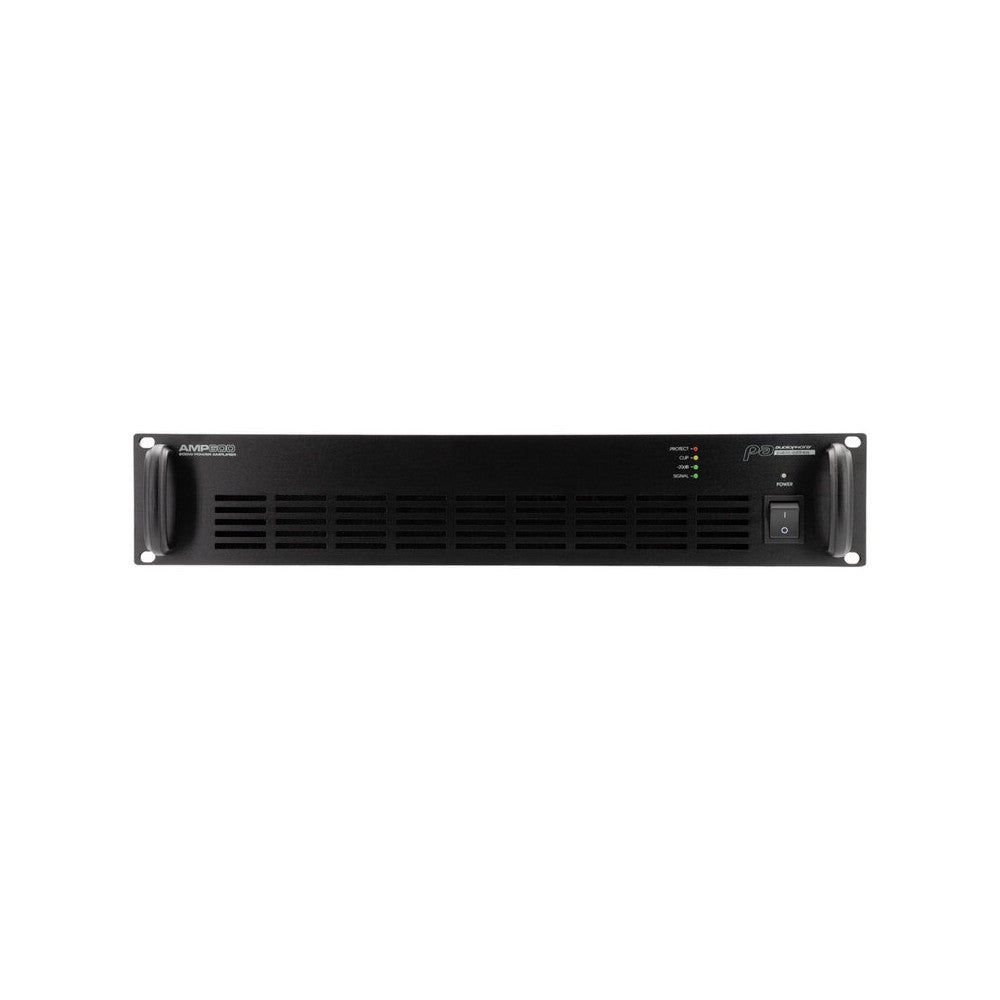 Audiophony PA 600 W robust, high-impedance Class-D power amplifier, compatible with 100 V lines only