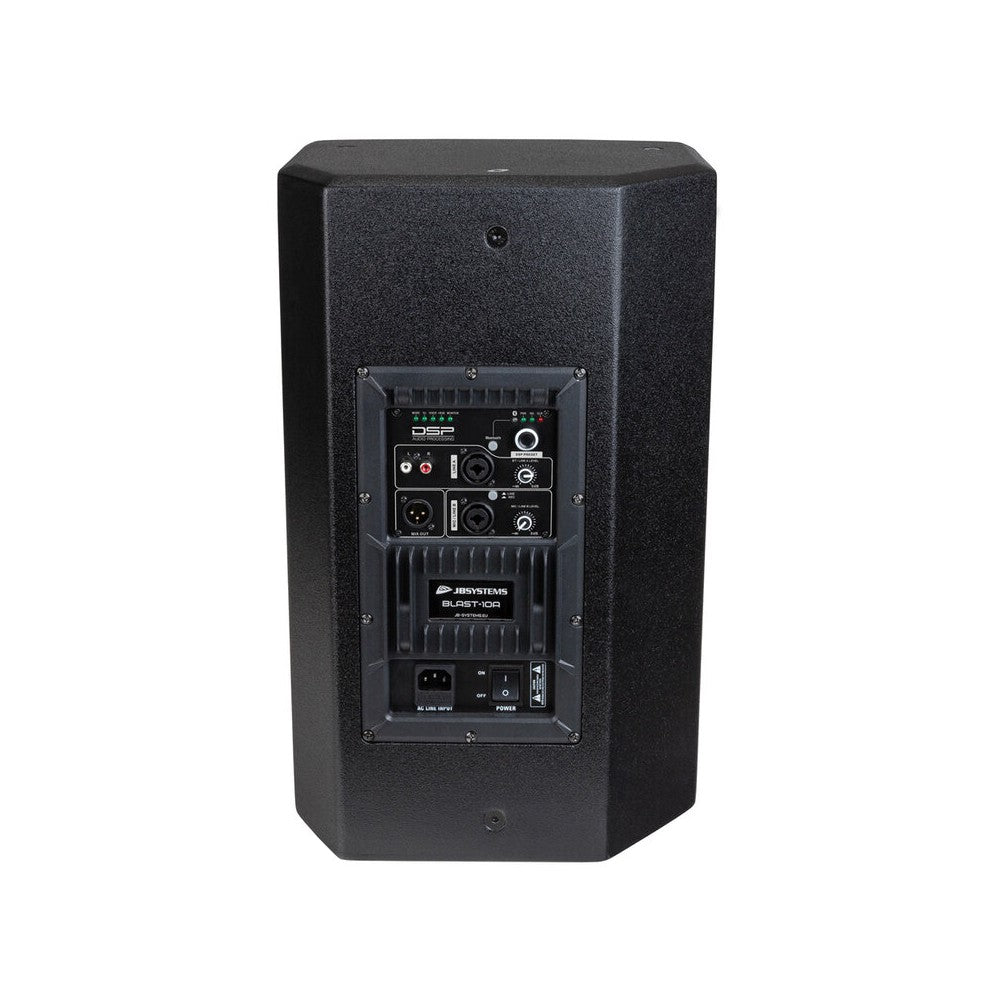 Caja acústica de madera activa de 2 vías JB Systems, LF de 10" + HF de 1,35", DSP