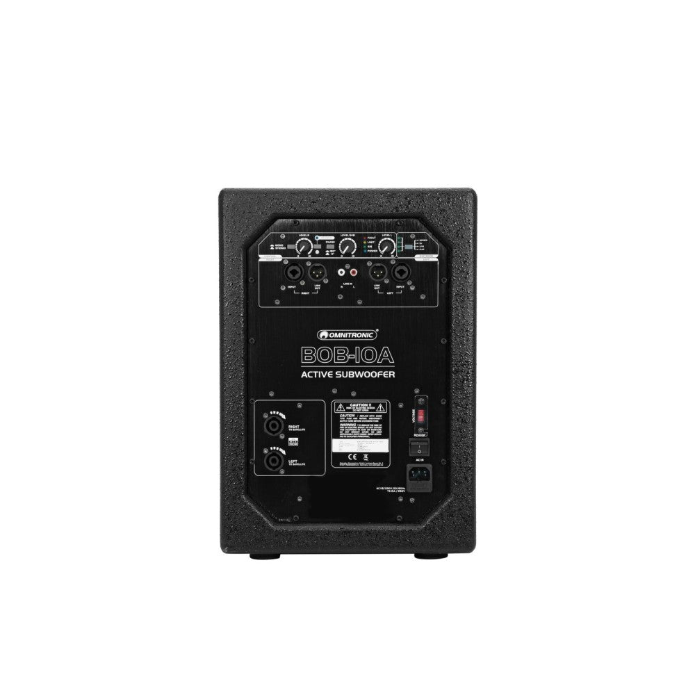 OMNITRONIC BOB-10A Subwoofer activo de 10"