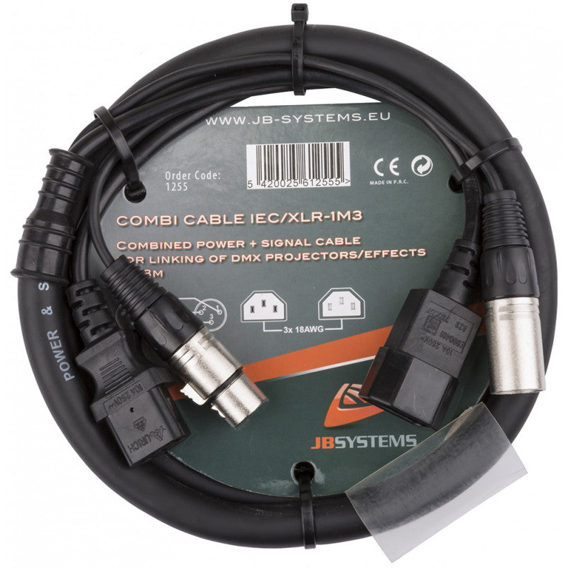 JB SYSTEMS Combicable IEC/XLR 1.3M