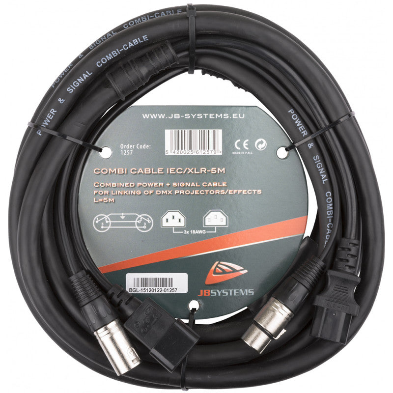 JB SYSTEMS Combicable IEC/XLR 5M