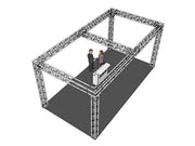 ALUTRUSS Set Traliccio QUADLOCK 6082 rettangolo 7,71x4x3,5m (LxPxA)