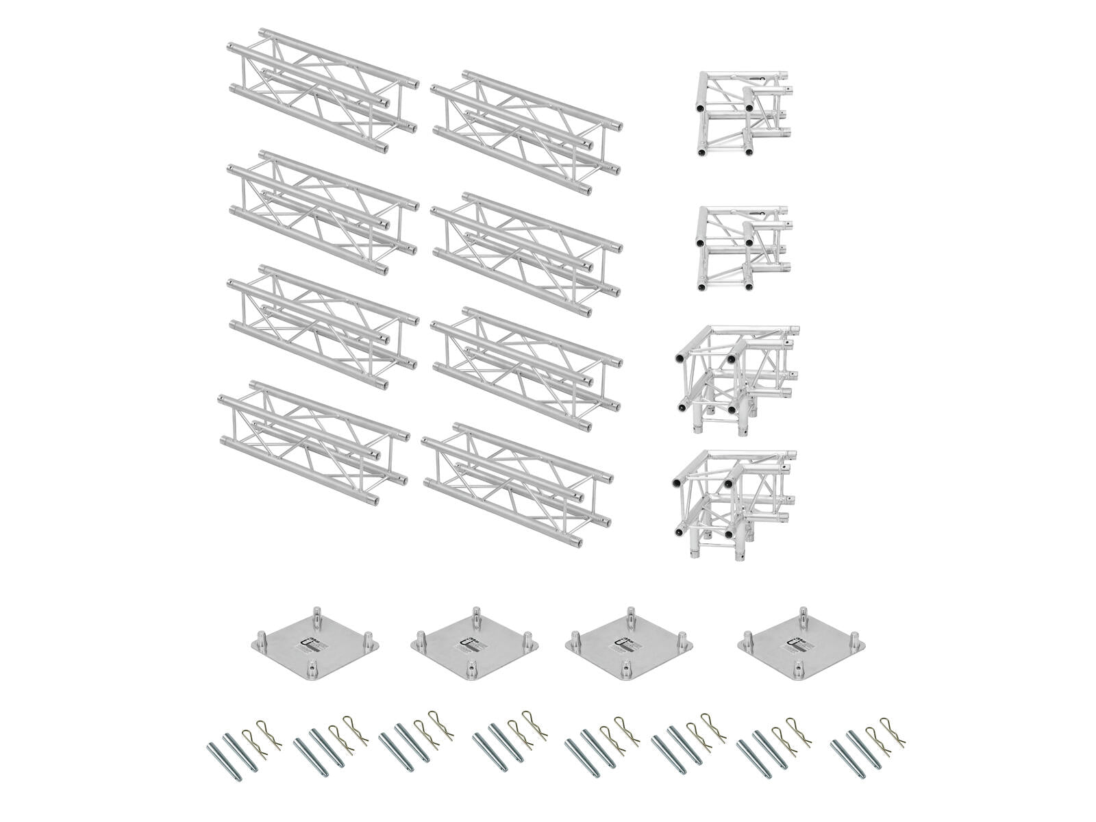 ALUTRUSS Set di traversi QUADLOCK 6082 a U 7x4x3,5m (LxPxA)