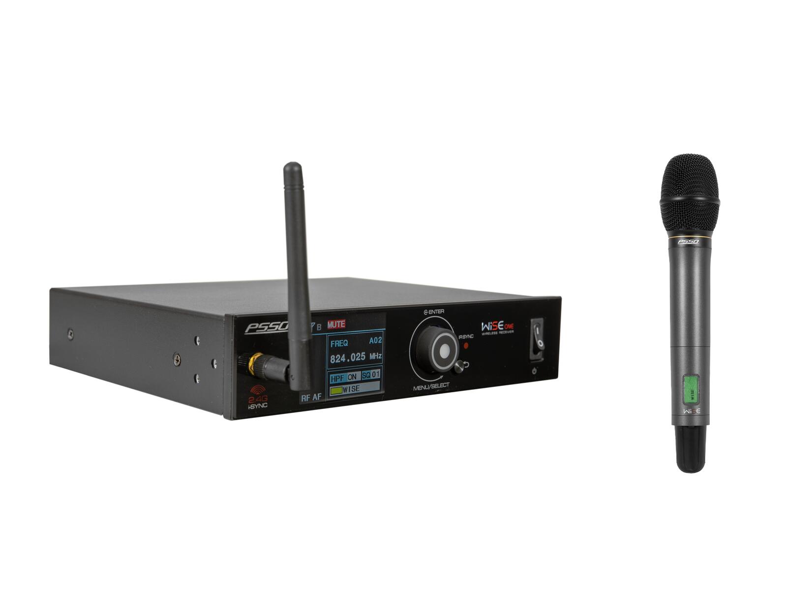 PSSO Set WISE ONE + Microfono Wireless Din. 823-832/863-865MHz