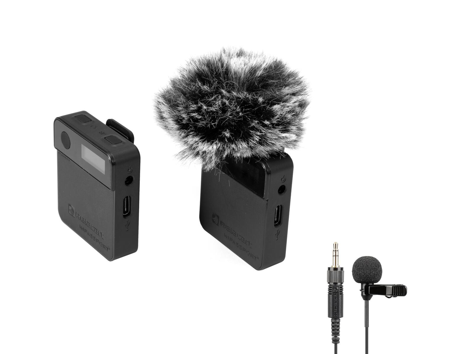 RELACART Set MIPASSPORT Sistema Microfonico Wireless da Camera + LM-P01 Lavalier