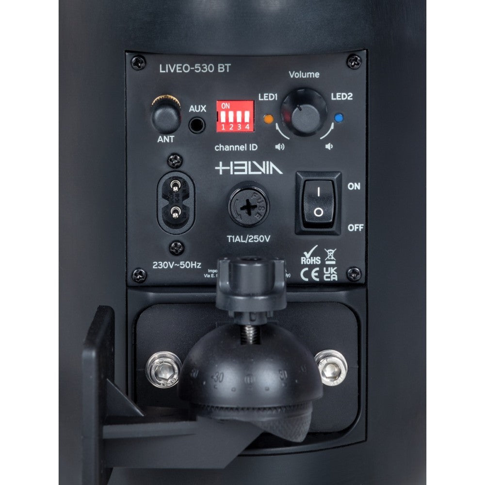 HELVIA LIVEO-530 BTBK Coppia di diffusori attivi da parete