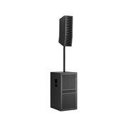 Audiophony Active column array system with column mid 3 x 5''+ high 12 x 1'' on horn, 2 x 12" subwoofer, mixer, BT5.0 TWS