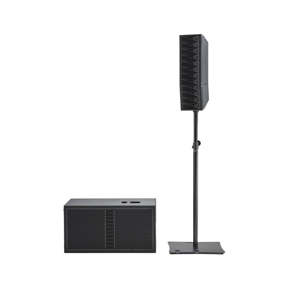Audiophony Active column array system with column mid 3 x 5''+ high 12 x 1'' on horn, 2 x 12" subwoofer, mixer, BT5.0 TWS