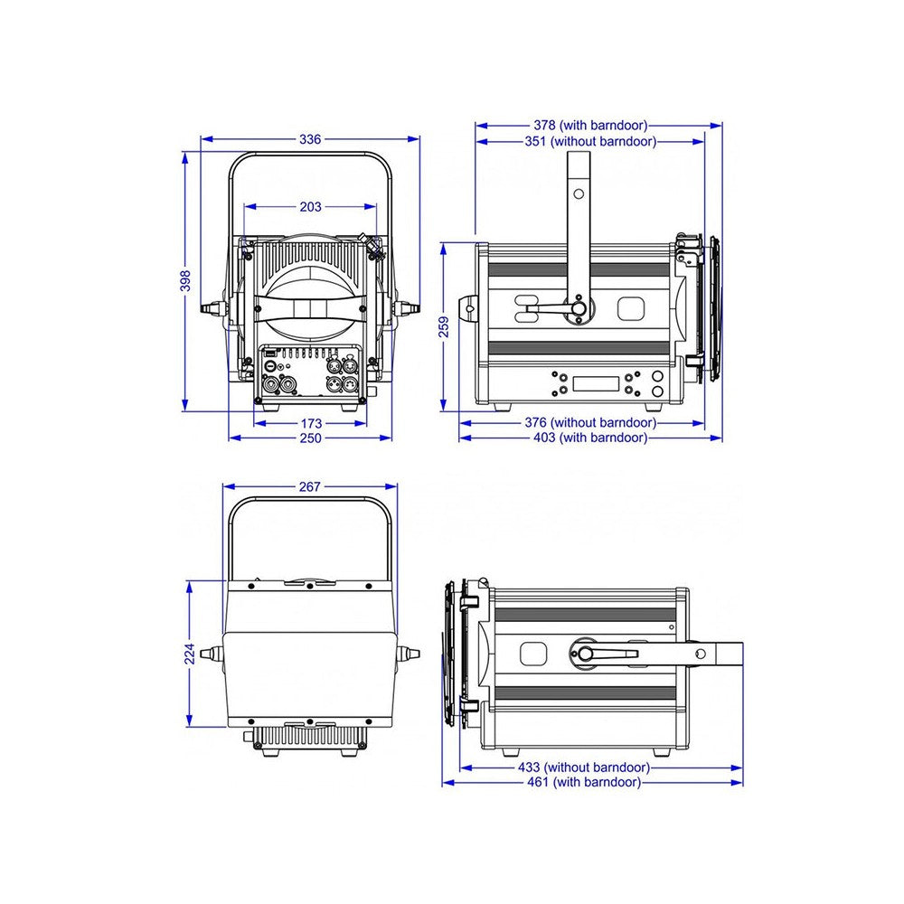 Briteq BT-THEATRE 250EZ Mk3 11-58° 250 W 3200 K