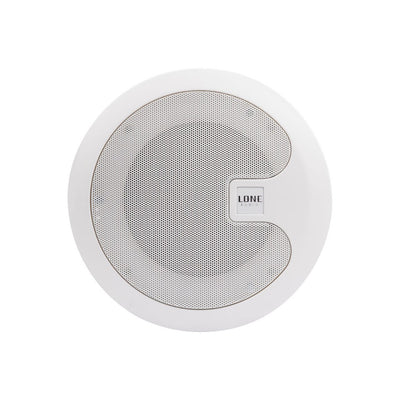 LONE AUDIO Par de altavoces pasivos de pared/techo de 80 W que encajan en cualquier lugar público