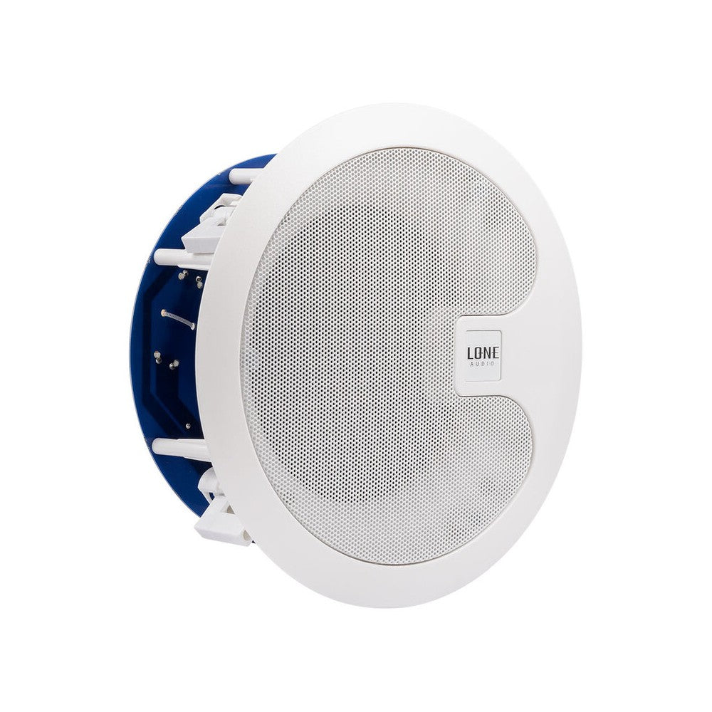 LONE AUDIO Par de altavoces pasivos de pared/techo de 80 W que encajan en cualquier lugar público