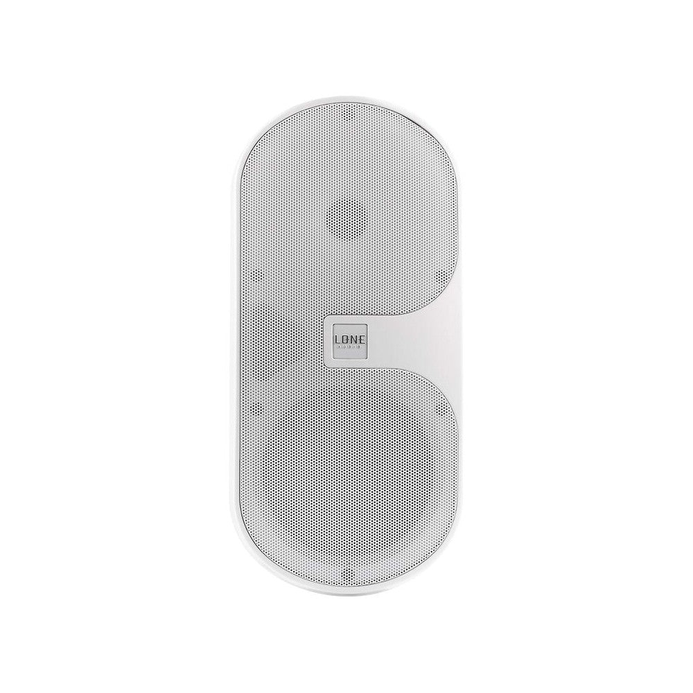 LONE AUDIO 80 W max. 2-way wall-mount loudspeaker, 5" woofer + dome tweeter, white