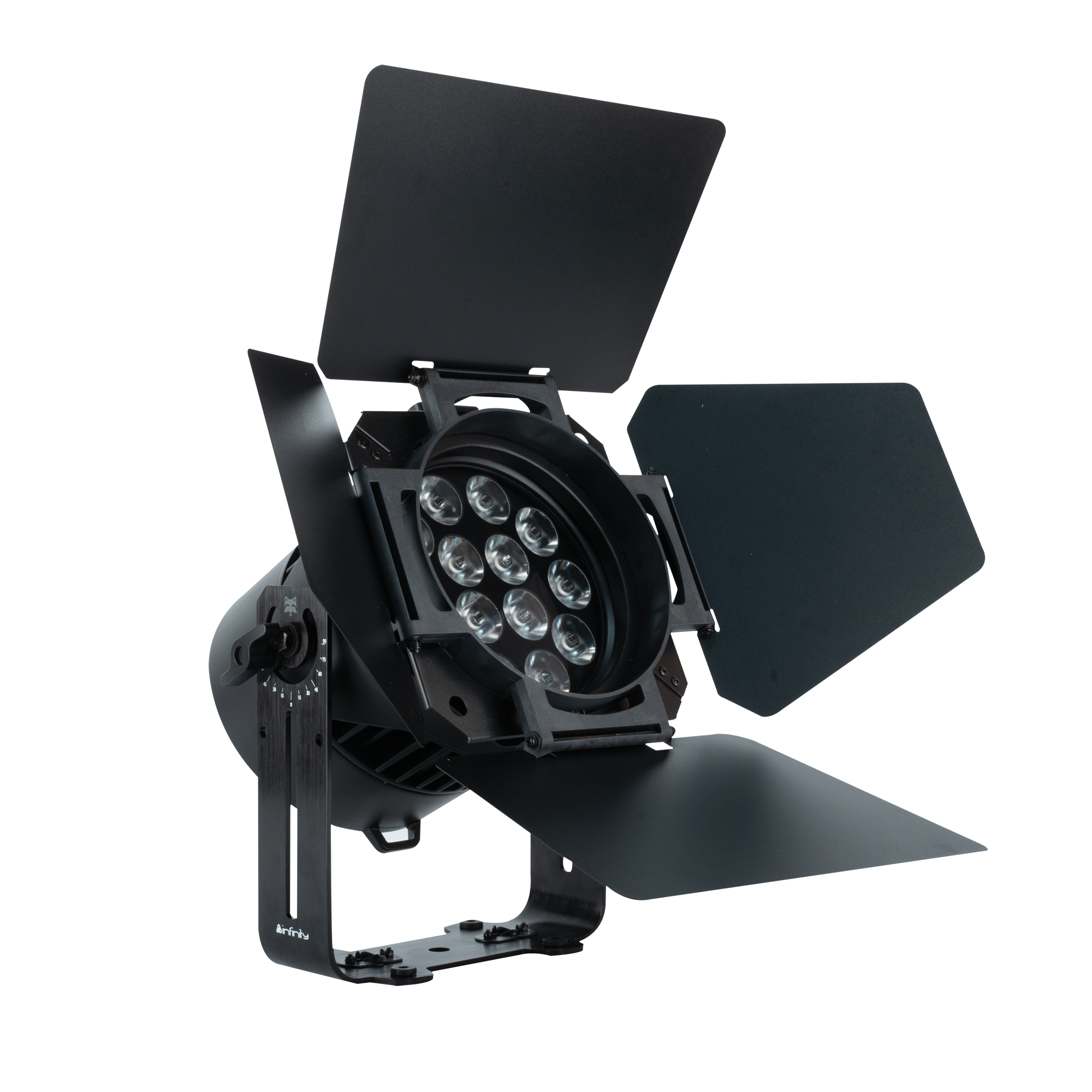 INFINITY Barndoor for Infinity Fresnel Black Four-Leaves metal Barndoor Paraluce a 4 alette direzionali in metallo nero