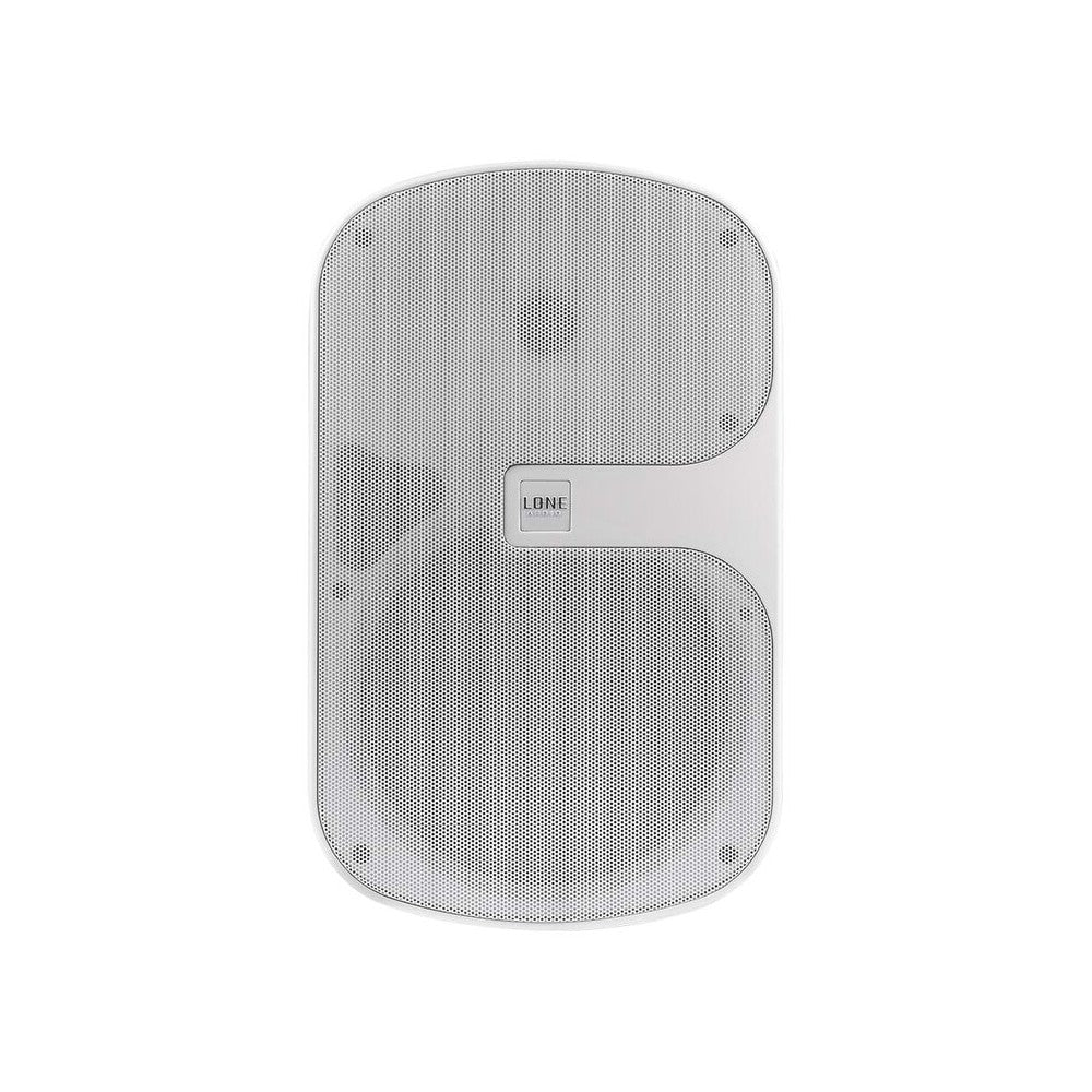 LONE AUDIO 120 W max. 2-way wall-mount loudspeaker, 8" woofer + dome tweeter, white