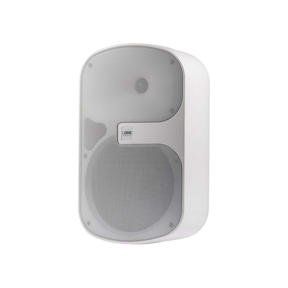 LONE AUDIO 120 W max. 2-way wall-mount loudspeaker, 8" woofer + dome tweeter, white