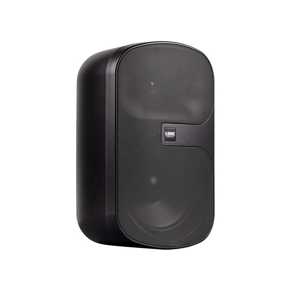 LONE AUDIO Altavoz de pared de 2 vías, 120 W máx., woofer de 8" + tweeter de cúpula, negro