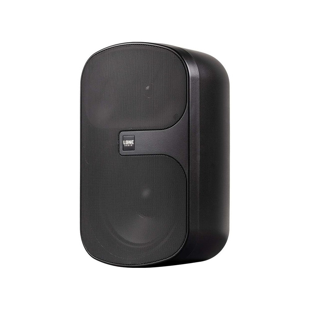 LONE AUDIO 120 W max. 2-way wall-mount loudspeaker, 8" woofer + dome tweeter, black