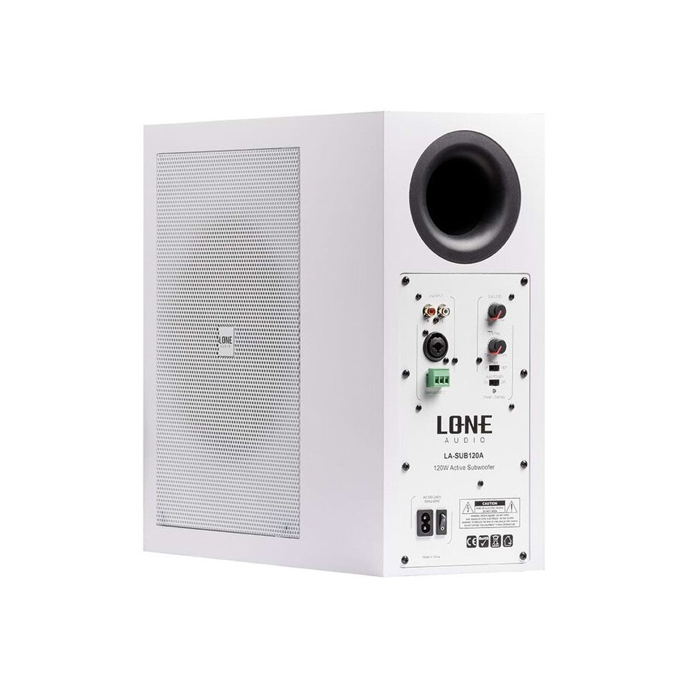 Subwoofer activo LONE AUDIO de 120 W RMS Clase D