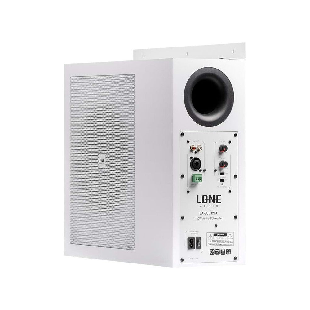 Subwoofer activo LONE AUDIO de 120 W RMS Clase D