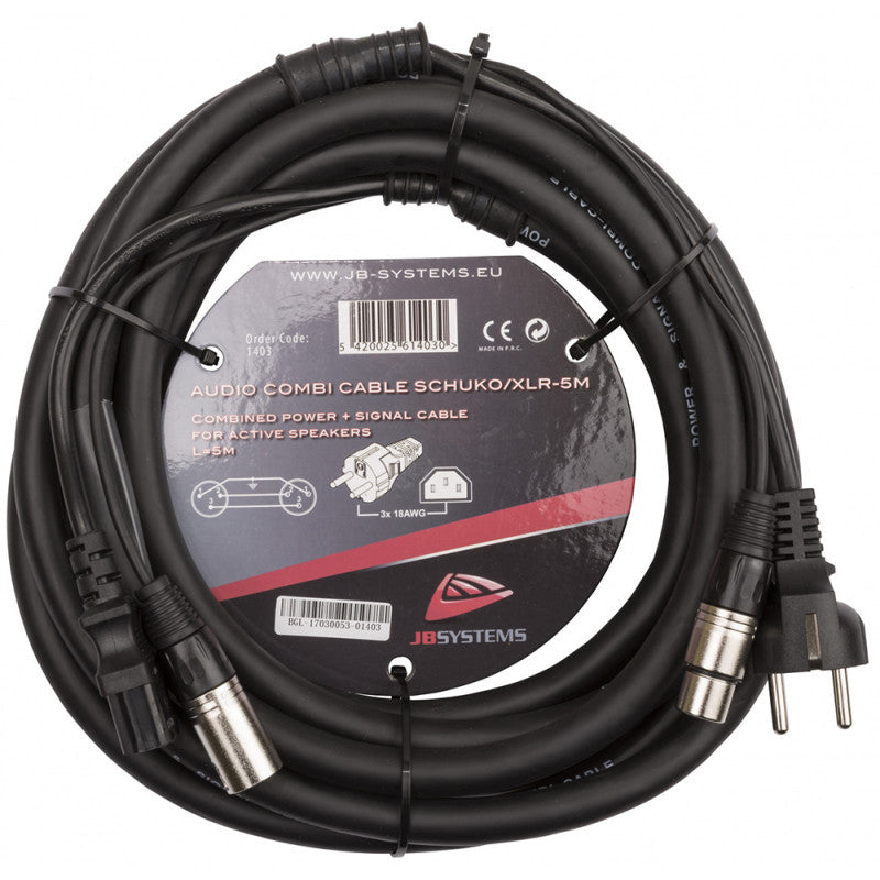 JB SYSTEMS AUDIO COMBI5 Schuko