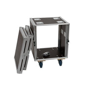 ROADINGER FLIGHTCASE PROFI 12U PER DISPOSITIVI DA 483 MM (19") 45 CM CON RUOTE