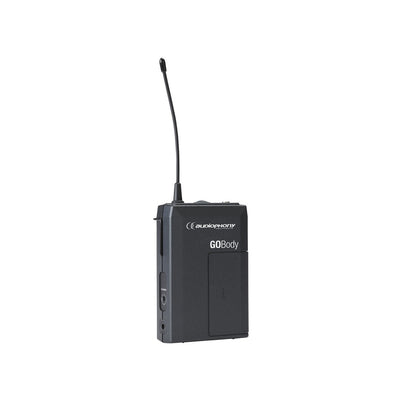 Audiophony Bodypack transmitter box for lavalier / headworn microphones
